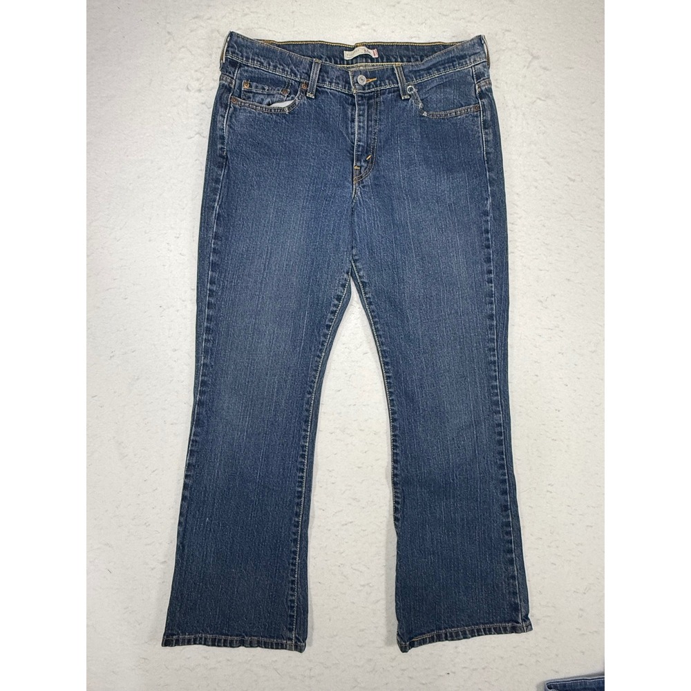 Vintage Levis 515 Bootcut Jeans Womens 12S Medium Wash Blue Denim Mid Rise